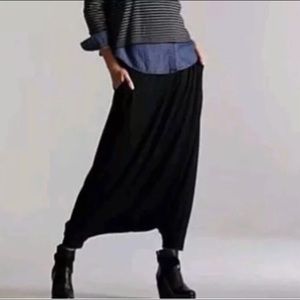 Eileen Fisher Black Harem Pants Small Petite EUC